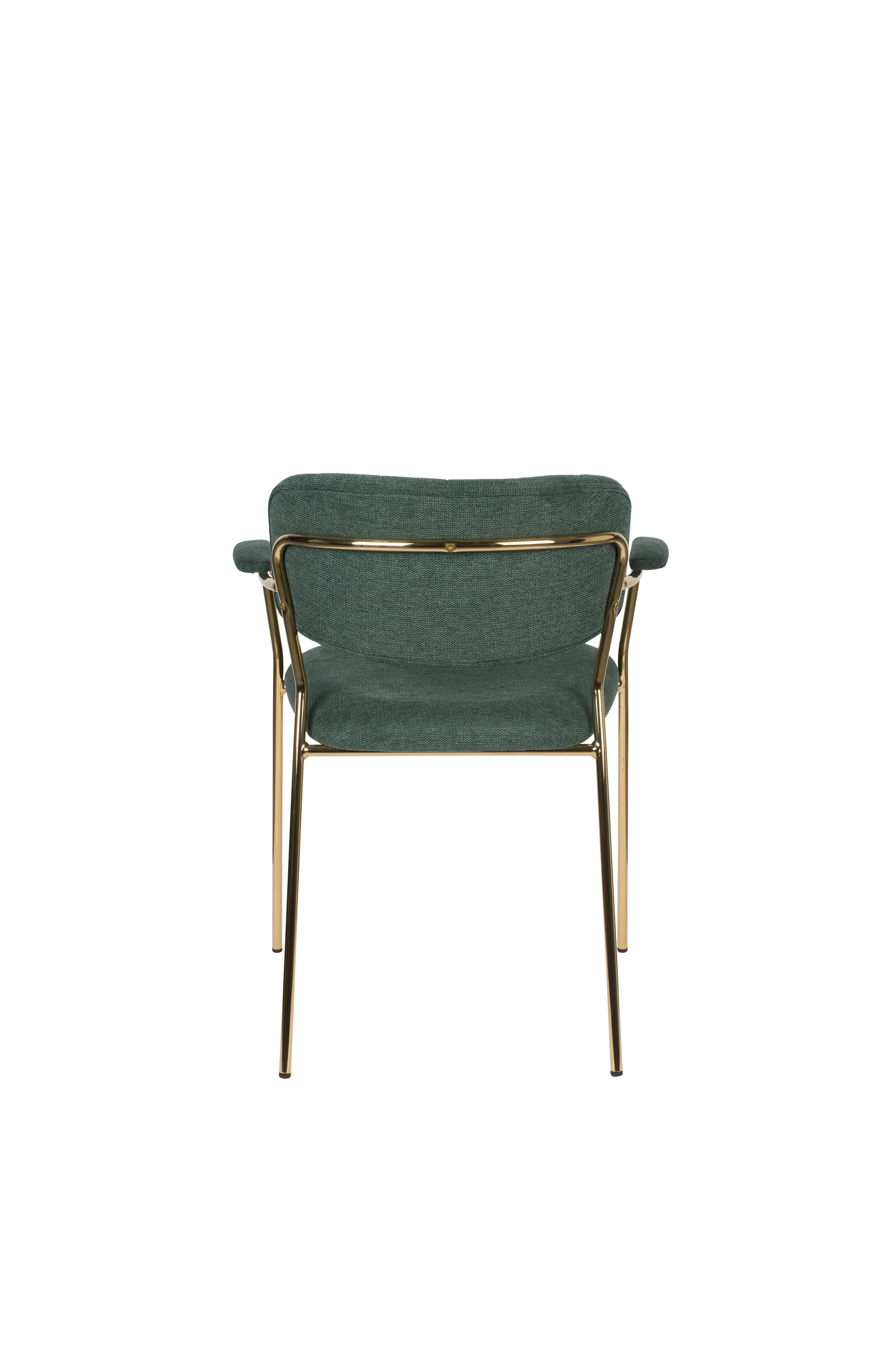 Armstoel Jolien Gold/Dark Green